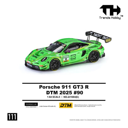 [Pre-Order] Trends Hobby Porsche 911 GT3 R DTM 2025 #90 241084E 1/64 Diecast