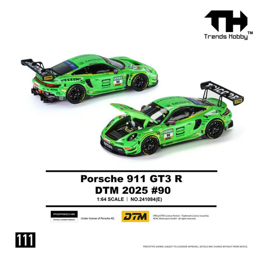 [Pre-Order] Trends Hobby Porsche 911 GT3 R DTM 2025 #90 241084E 1/64 Diecast