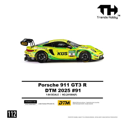 [Pre-Order] Trends Hobby Porsche 911 GT3 R DTM 2025 #91 241084F 1/64 Diecast