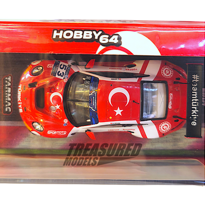 Tarmac Works Porsche 911 GT3 R FIA Motorsport Games GT Sprint 2024 #53 Winner - Turkey Special Edition 1/64 Diecast