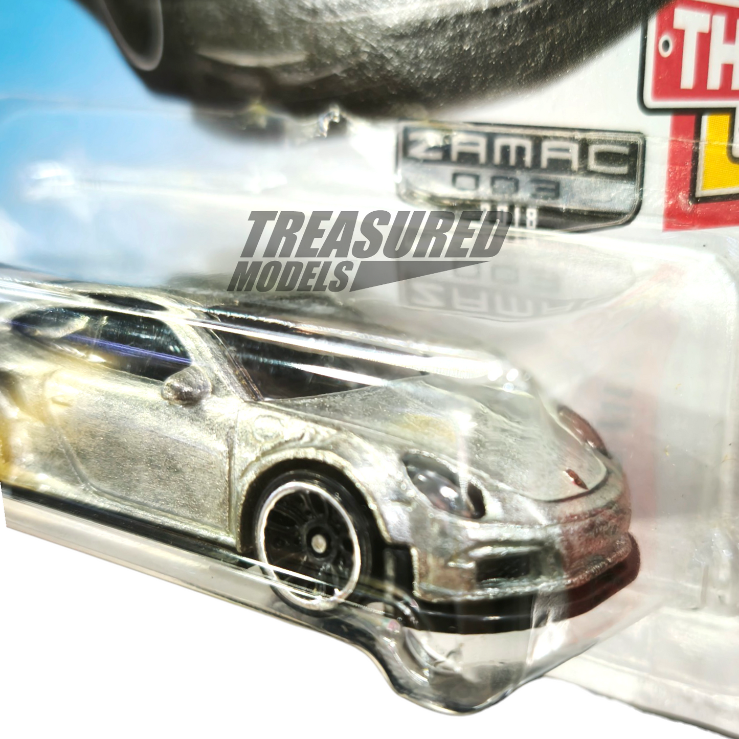 Hot Wheels Porsche 911 GT3 RS Zamac 2018 Main Line Then and Now 1/64 Die Cast