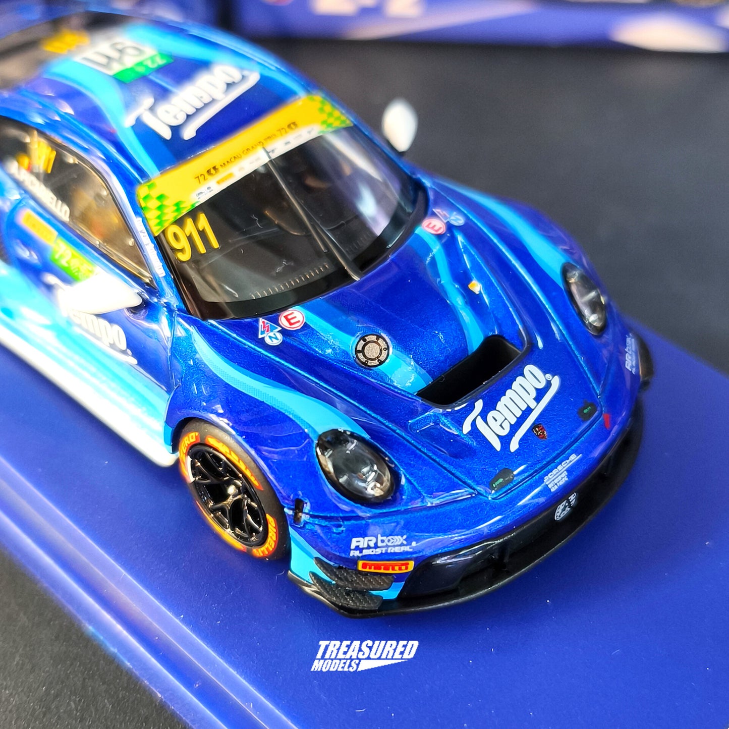 Almost Real Porsche 911 GT3 R Tempo #911 #992 Macau FIA GT World Cup 2025 1/64 Diecast