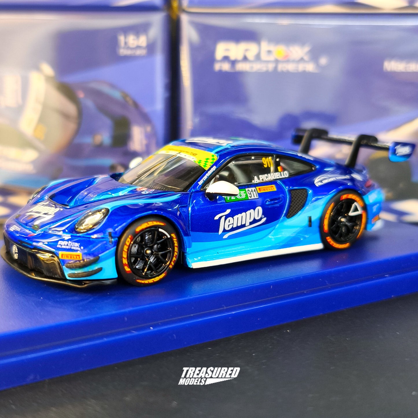 Almost Real Porsche 911 GT3 R Tempo #911 #992 Macau FIA GT World Cup 2025 1/64 Diecast