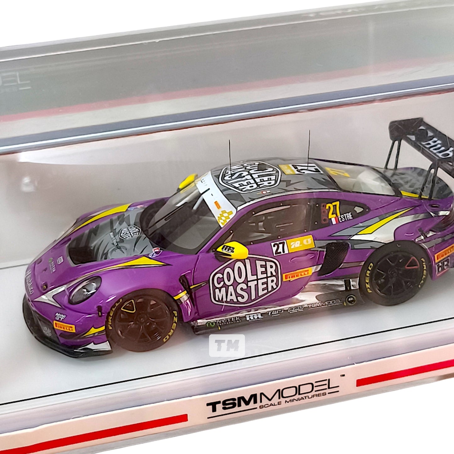 TSM Models Porsche 911 GT3 R #27 HubAuto Racing 2023 FIA GT World Cup 70th Macau Grand Prix TSM430780 1/43 Diecast
