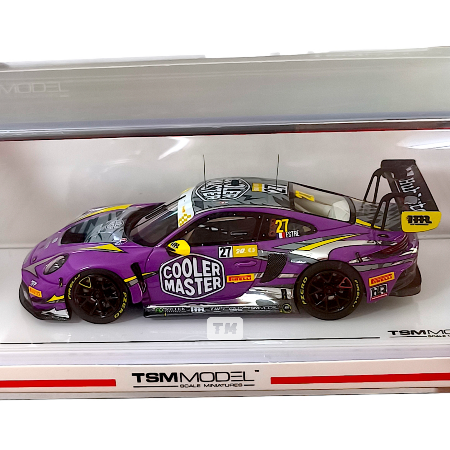 TSM Models Porsche 911 GT3 R #27 HubAuto Racing 2023 FIA GT World Cup 70th Macau Grand Prix TSM430780 1/43 Diecast