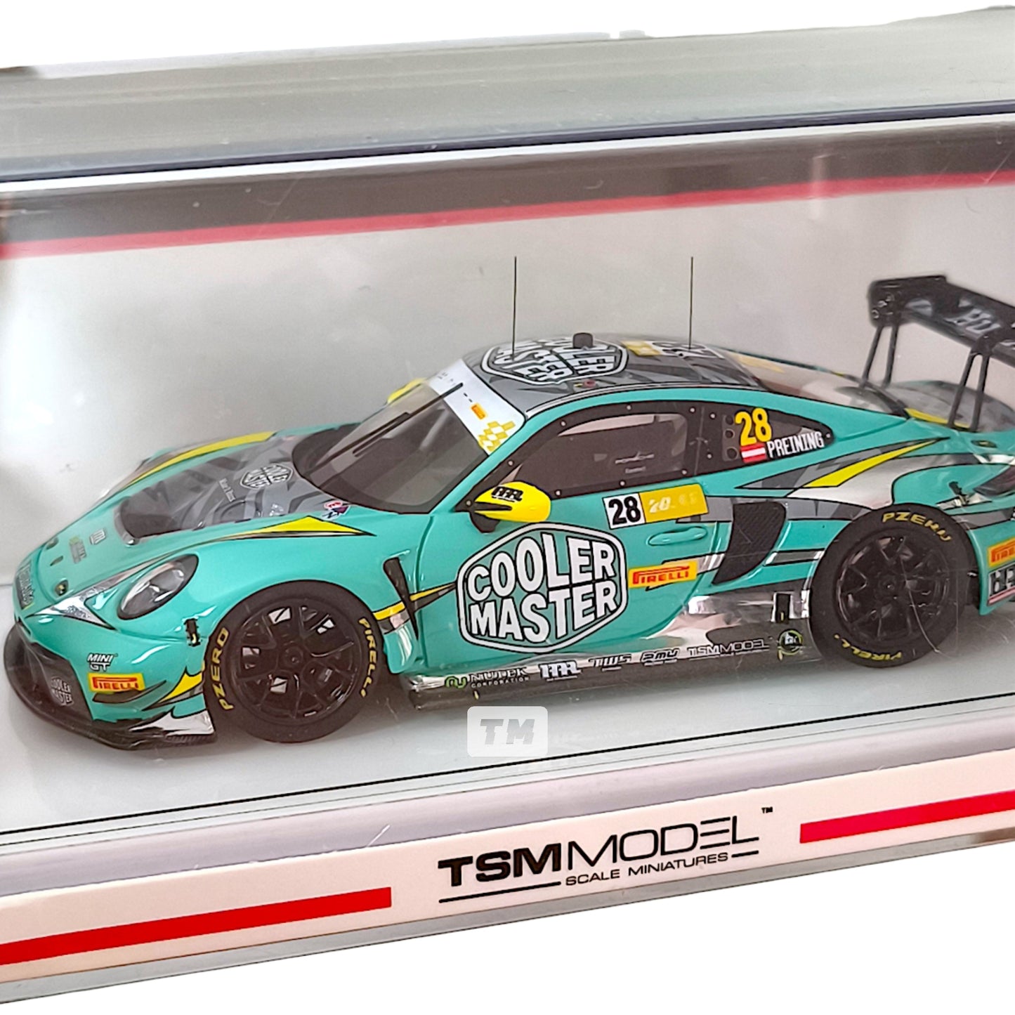 TSM Models Porsche 911 GT3 R #28 HubAuto Racing 2023 FIA GT World Cup 70th Macau Grand Prix TSM430781 1/43 Diecast