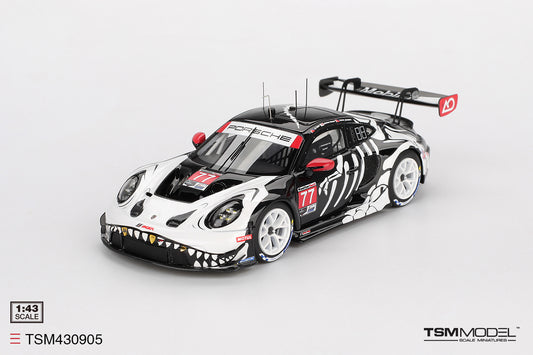 TSM Models Porsche 911 GT3 R Skeleton Rexy #77 AO Racing 2025 IMSA Petit Le Mans TSM430905 1/43 Diecast