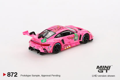 Mini GT Porsche 911 GT3 R #80 AO Racing 2023 IMSA Virginia Roxy (Blister Packaging) MGT00872 1/64 Die Cast