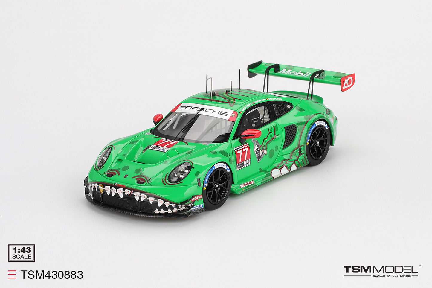 TSM Model Porsche 911 GT3 R (992) Rexy #77 AO Racing 2025 IMSA Sebring 12 Hrs Class Winner TSM430883 1/43 Diecast