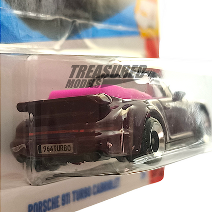 Hot Wheels Porsche 911 Turbo Cabriolet Amethyst Metallic 2025 Main Line Then and Now 1/64 Diecast