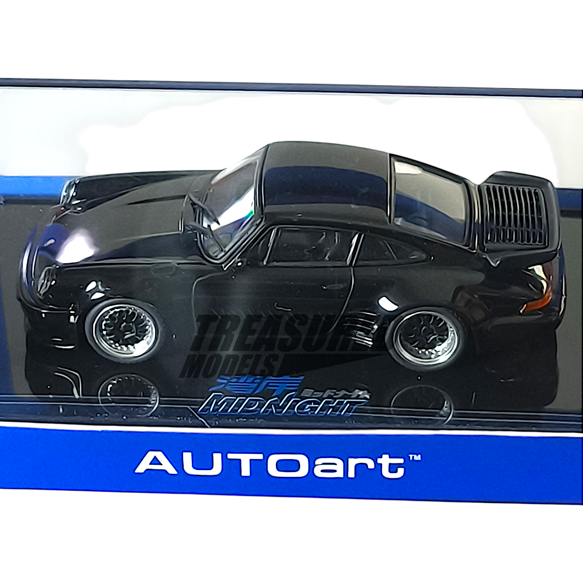 AutoArt Porsche 911 (930) Turbo Wangan MidNight BlackBird Comic #1