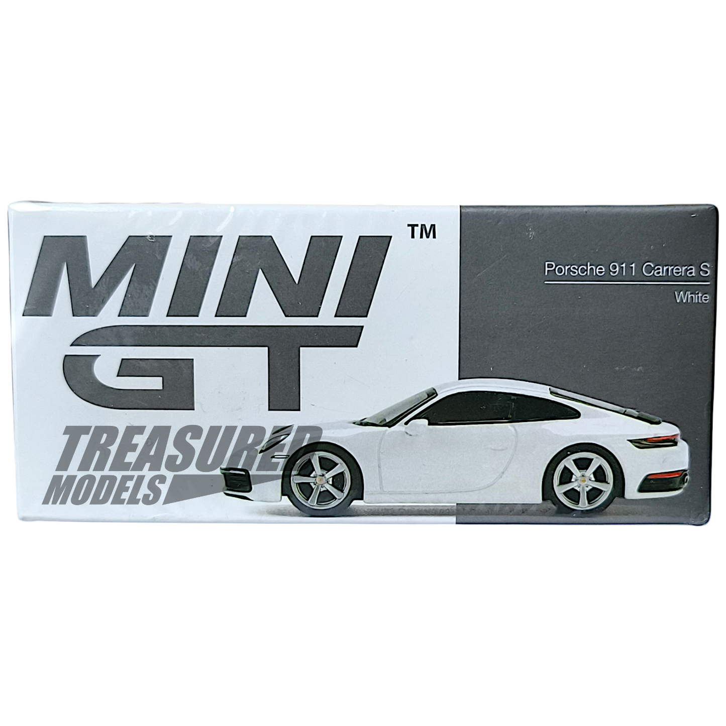 Mini GT Porsche 911 (992) Carrera S White MGT00380 1/64 Diecast