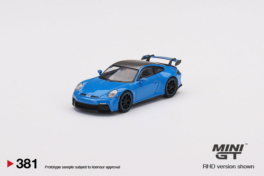 Mini GT Porsche 911 (992) GT3 Shark Blue MGT00381 1/64 Diecast
