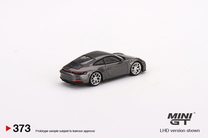 Mini GT Porsche 911 (992) GT3 Touring Agate Grey Metallic MGT00373 1/64 Diecast