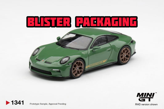 [Pre-Order] Mini GT Porsche 911 (992) GT3 Touring Auratium Green Blister Packaging MGT013410-BL 1/64 Diecast