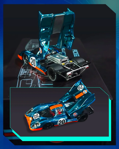 All Collections Porsche 917 Chrome Blue Ace 2025 Exclusive Edition 1/64 Diecast