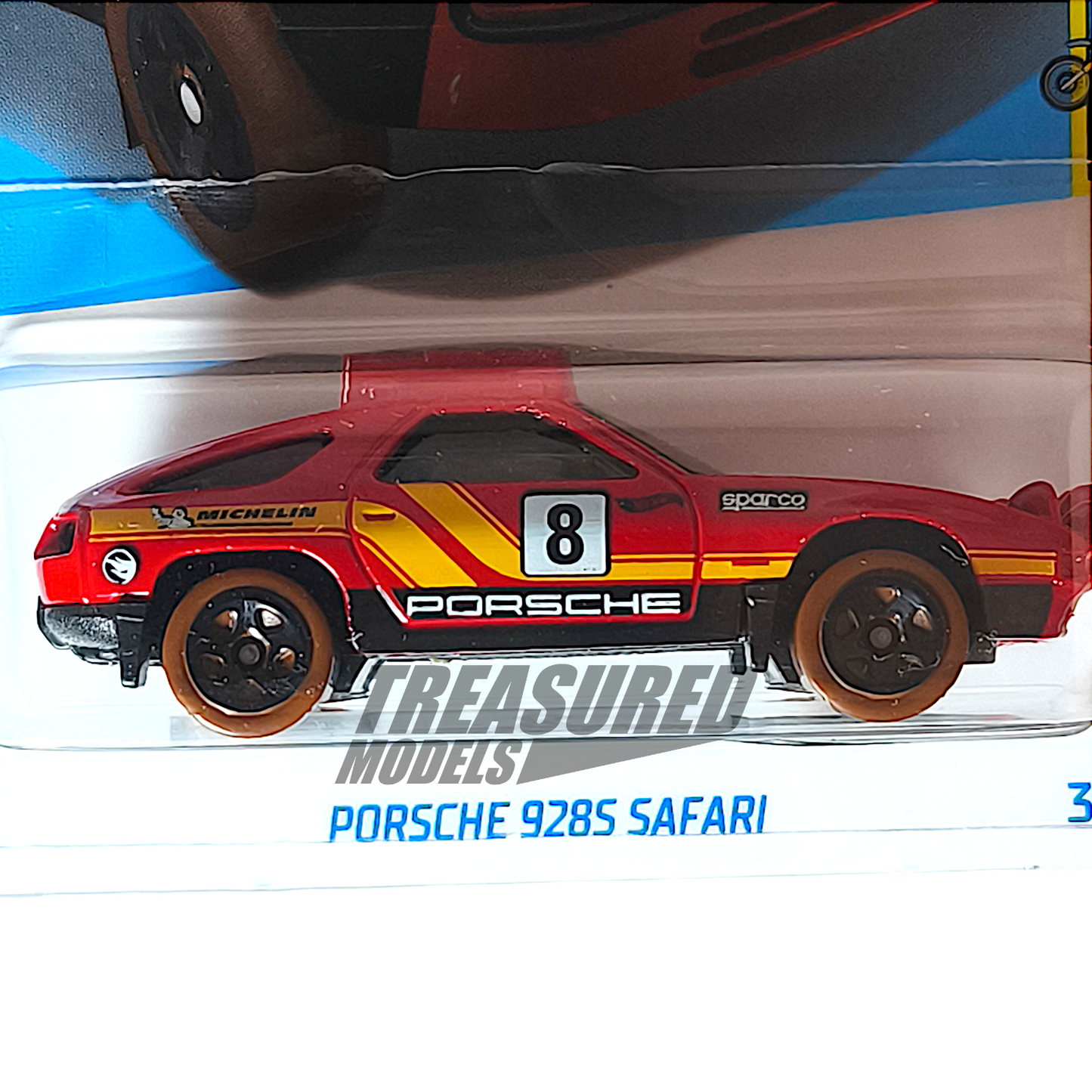Hot Wheels Porsche 928s Safari Treasure Hunt TH Red 2024 HW Dirt 1/64 Die Cast