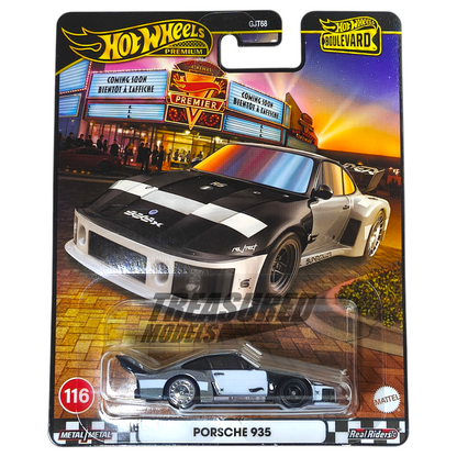 Hot Wheels Porsche 935 Black Gloss 2025 Premium Boulevard 1/674 Die Cast