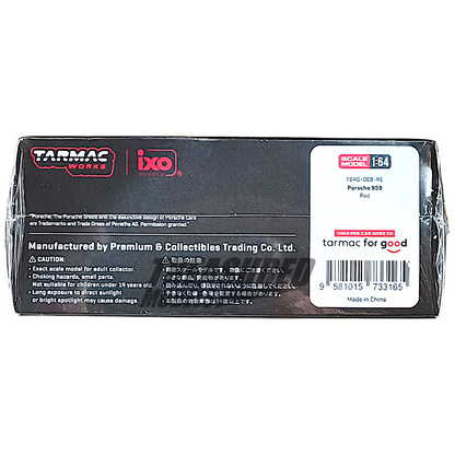 Tarmac Works Porsche 959 Red T64G-068-RE 1/64 Diecast
