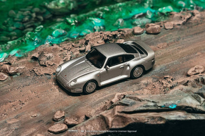 Tarmac Works Porsche 959 Silver T64G-068-SL 1/64 Diecast