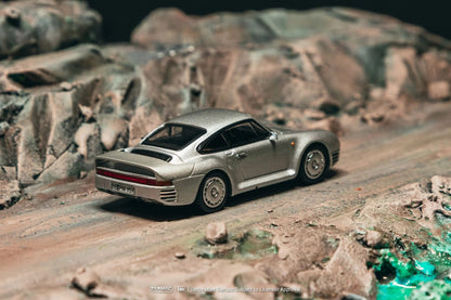 Tarmac Works Porsche 959 Silver T64G-068-SL 1/64 Diecast