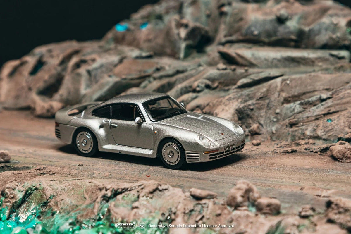 Tarmac Works Porsche 959 Silver T64G-068-SL 1/64 Diecast