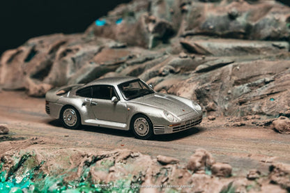 Tarmac Works Porsche 959 Silver T64G-068-SL 1/64 Diecast