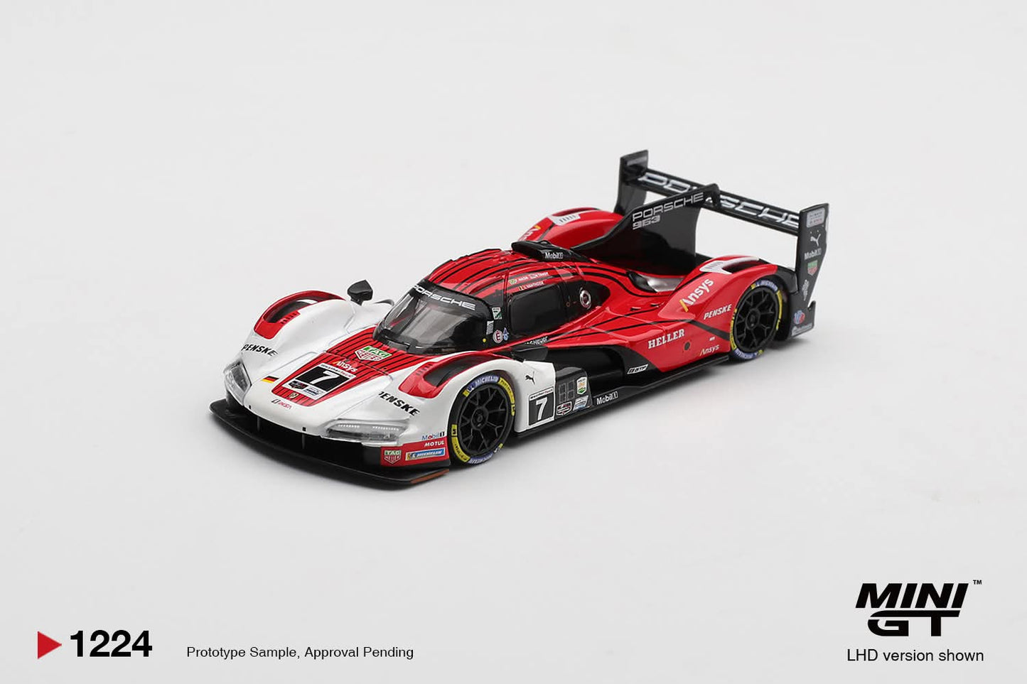 [Pre-Order] Mini GT Porsche 963 #7 Porsche Penske Motorsport 2025 IMSA Daytona 24 Hrs Winner MGT01224 1/64 Diecast
