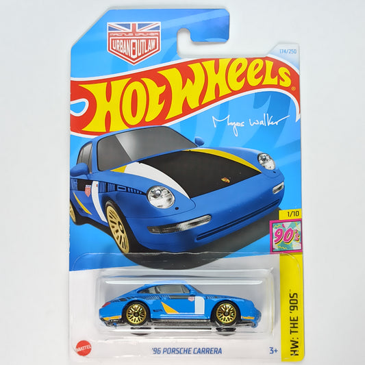 Hot Wheels Porsche 96 Carrera Blue 2024 HW The 90s Magnus Walker 1/64 Diecast