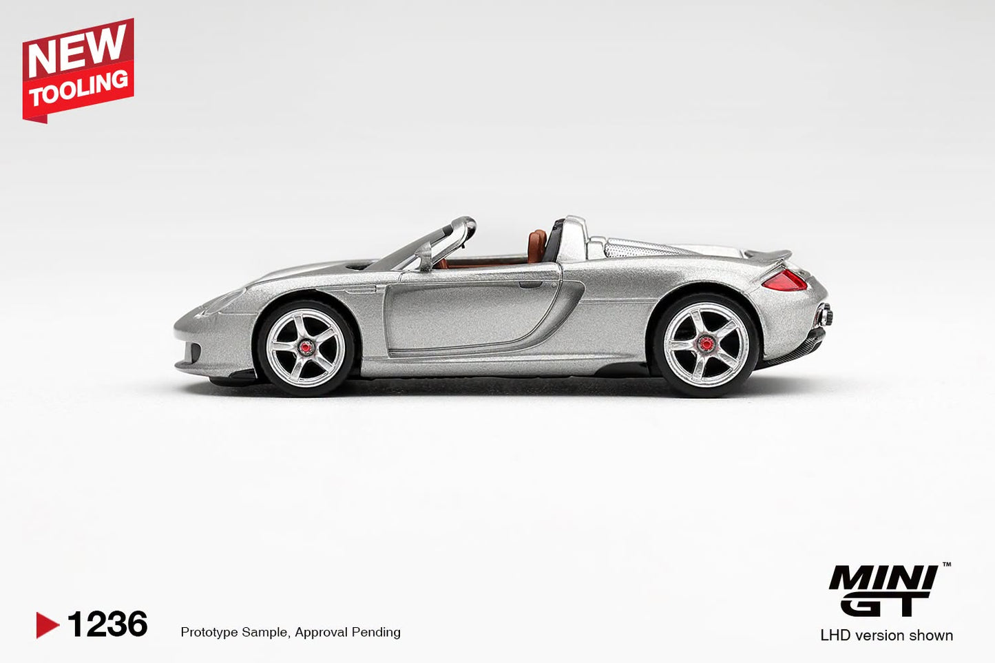 [Pre-Order] Mini GT Porsche Carrera GT GT Silver MGT01236 1/64 Diecast