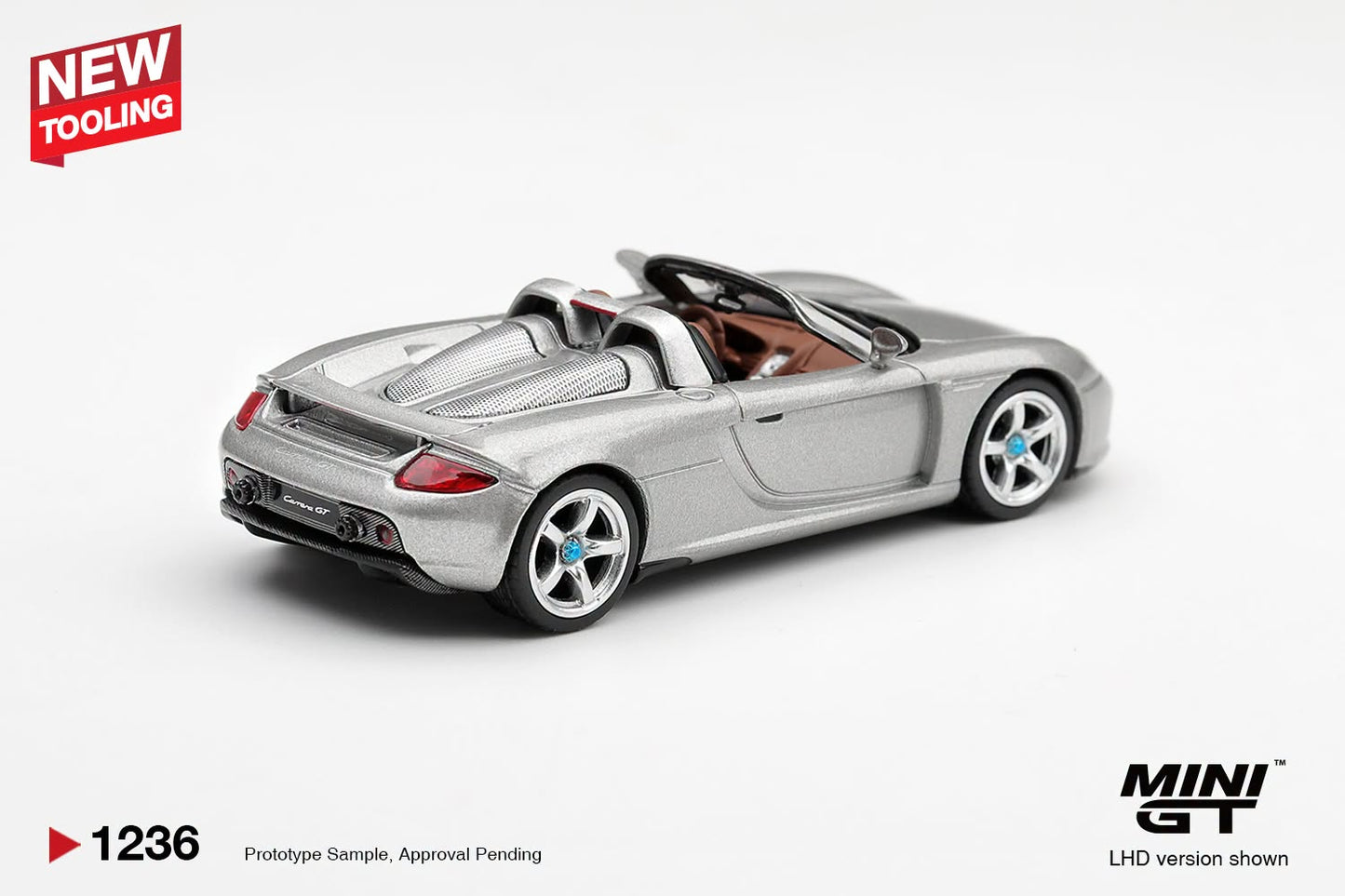 [Pre-Order] Mini GT Porsche Carrera GT GT Silver MGT01236 1/64 Diecast