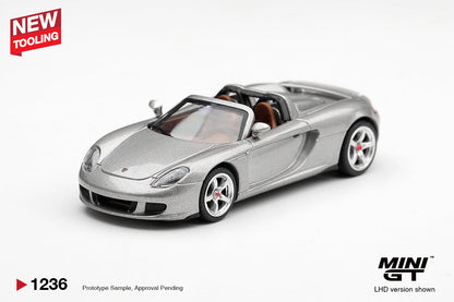 [Pre-Order] Mini GT Porsche Carrera GT GT Silver MGT01236 1/64 Diecast