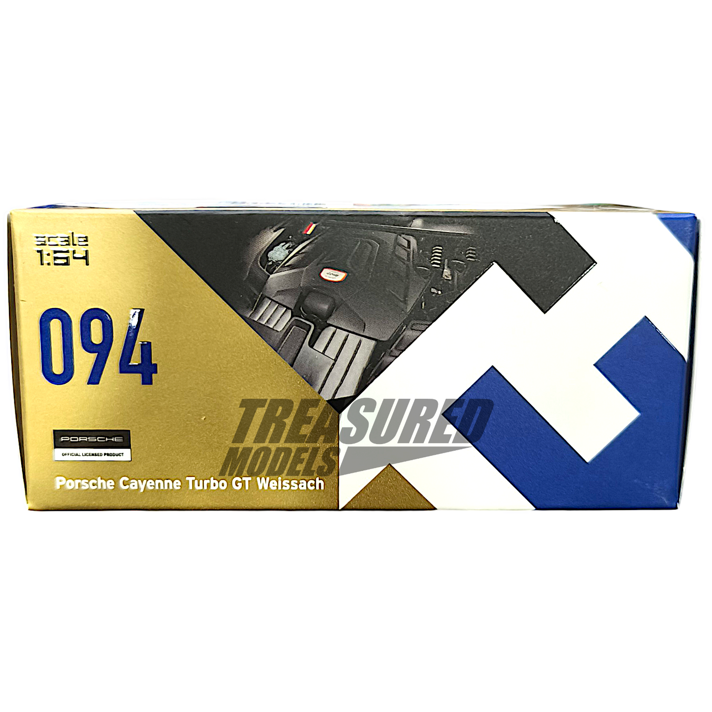 Trends Hobby Porsche Cayenne Turbo GT Weissech Blue TMCS Singapore 2025 1/64 Diecast