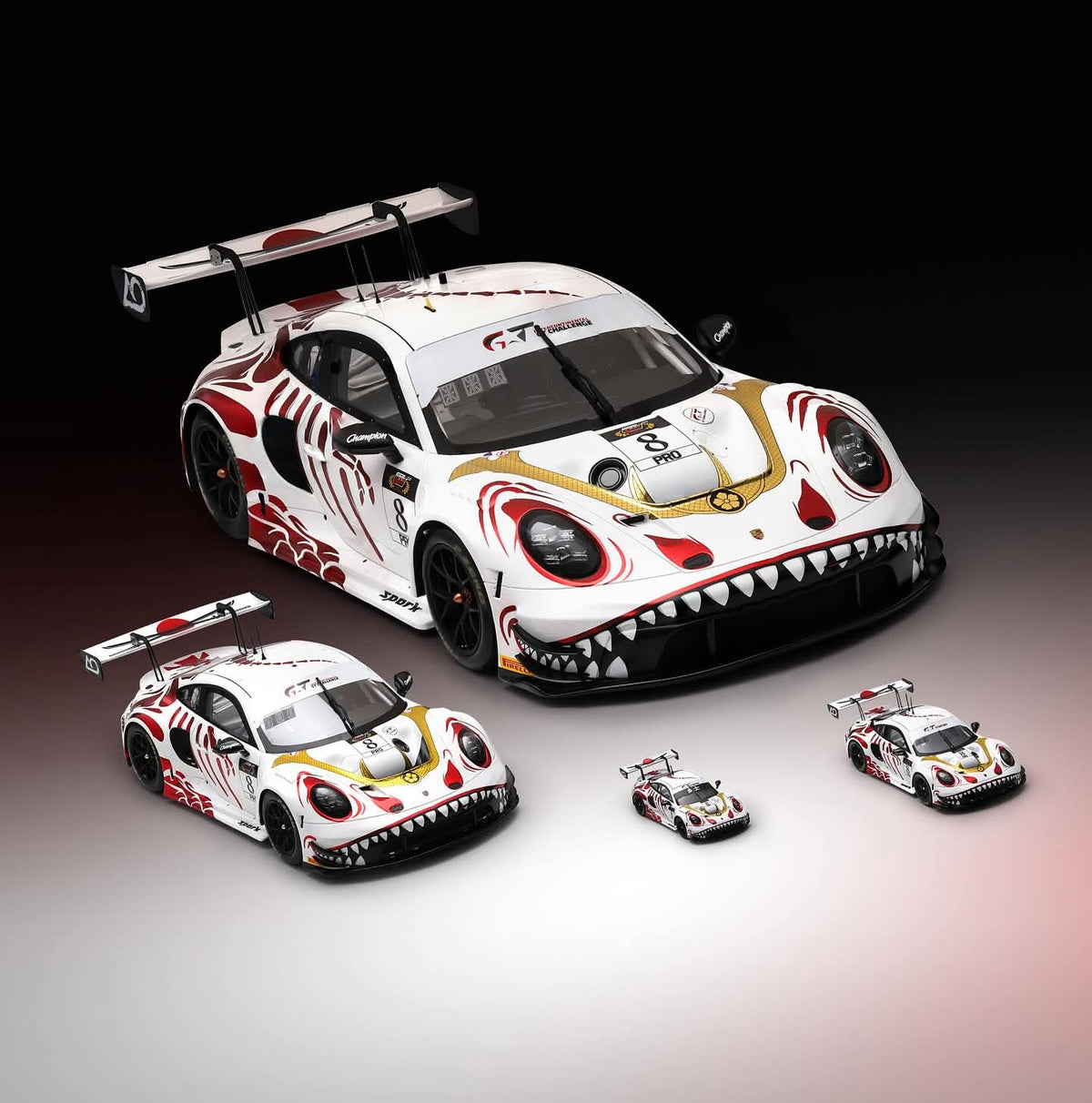 [PRE-ORDER] SPARK Porsche GT3 R No.8 AO Racing Winner Suzuka 1000km 2026 w Pit Board 64SP089 1/64 Diecast