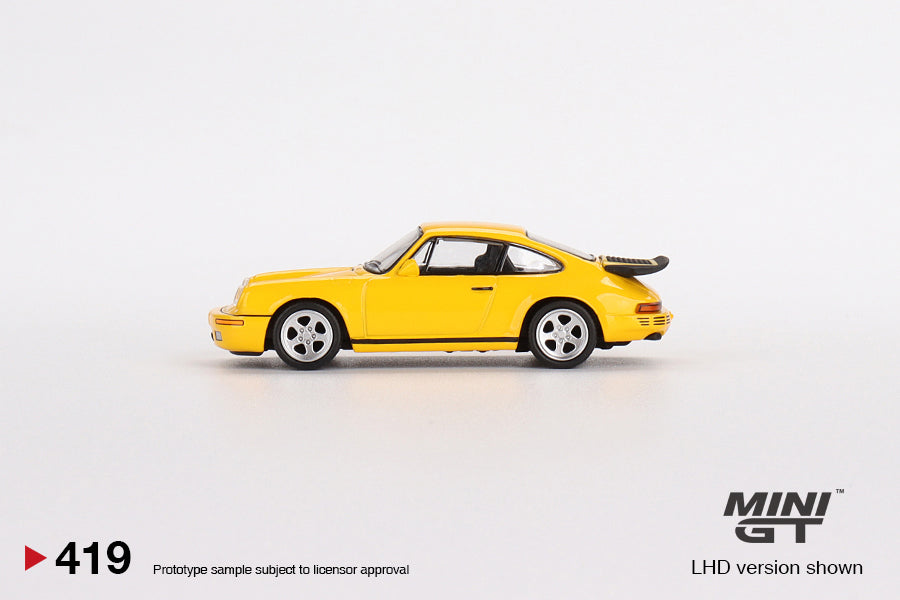 Mini GT Porsche RUF CTR 1987 Blossom Yellow MGT00419 1/64 Die Cast