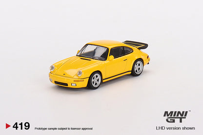 Mini GT Porsche RUF CTR 1987 Blossom Yellow MGT00419 1/64 Die Cast