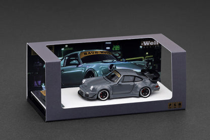 PGM Porsche RWB 930 Cement Gray PGM-640208 1/64 Diecast