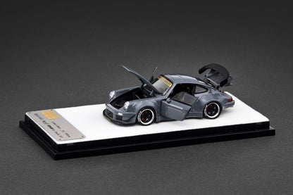 PGM Porsche RWB 930 Cement Gray PGM-640208 1/64 Diecast
