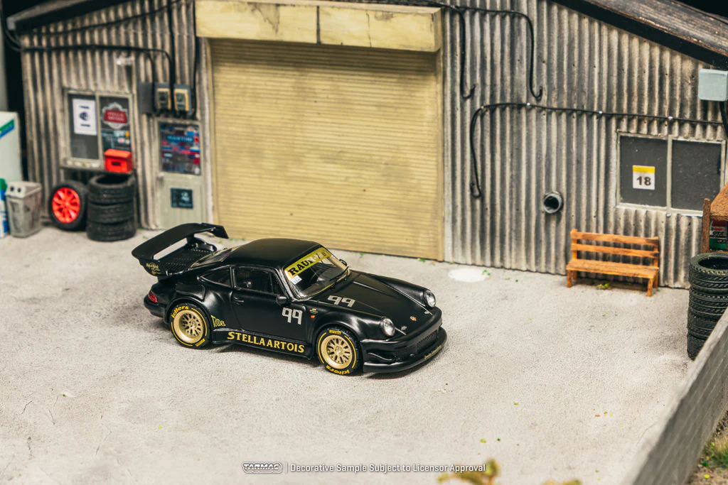 Tarmac Works Porsche RWB 930 Stella Boost RWB idlers 12 Hours Endurance Race 2018 – Stance Garage 2025 Special Edition T64-015MB99 1/64 Die Cast