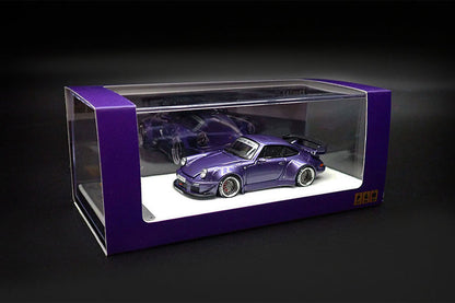 PGM Porsche RWB 930 Violet Purple PGM-640207 1/64 Diecast