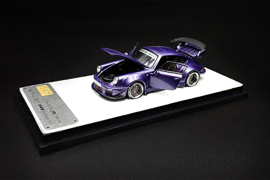 PGM Porsche RWB 930 Violet Purple PGM-640207 1/64 Diecast