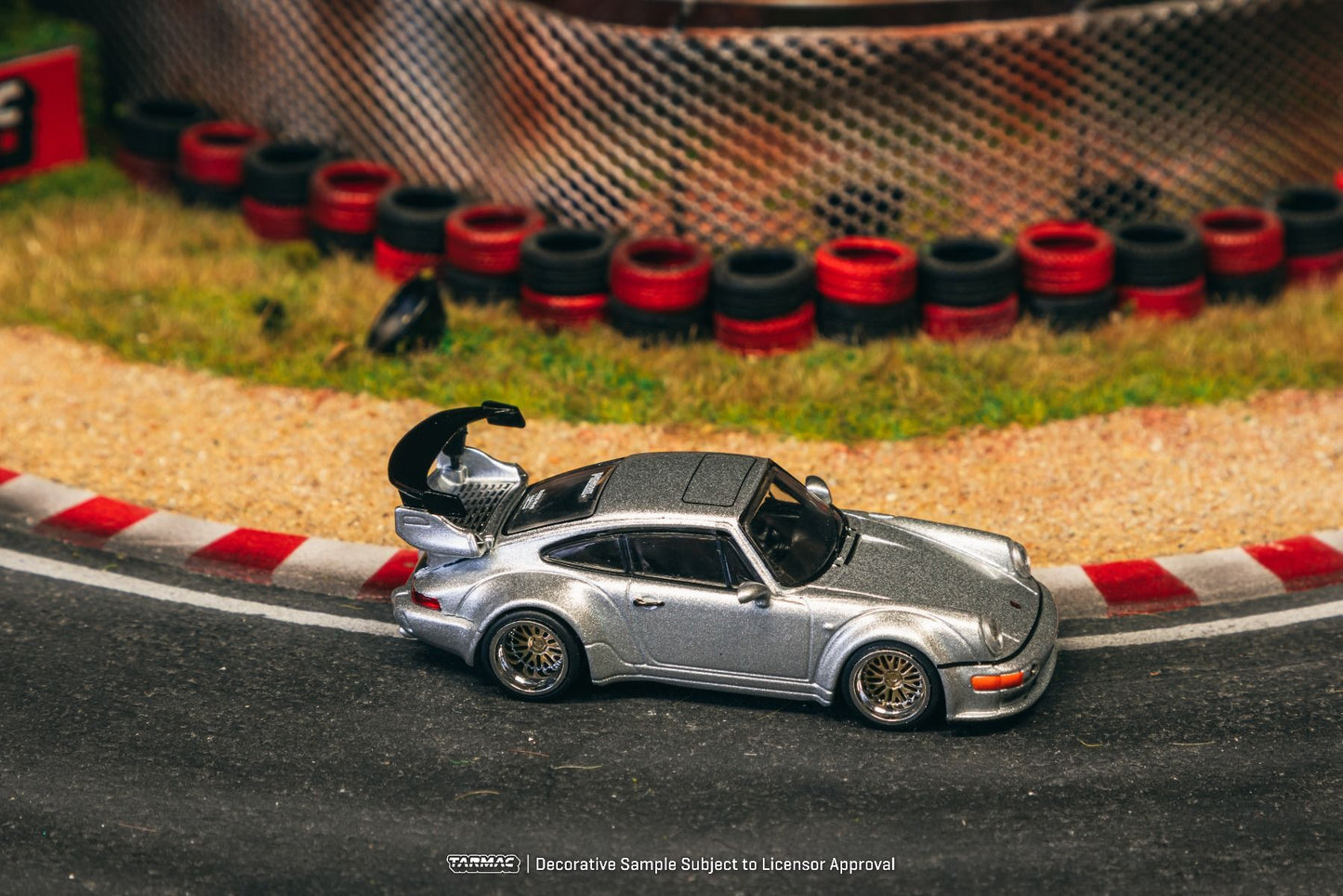 Tarmac Works Porsche RWB 964 Silver T64-037-SL 1/64 Diecast
