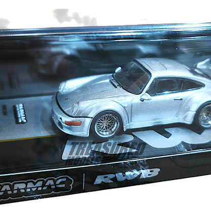 Tarmac Works Porsche RWB 964 Silver T64-037-SL 1/64 Diecast