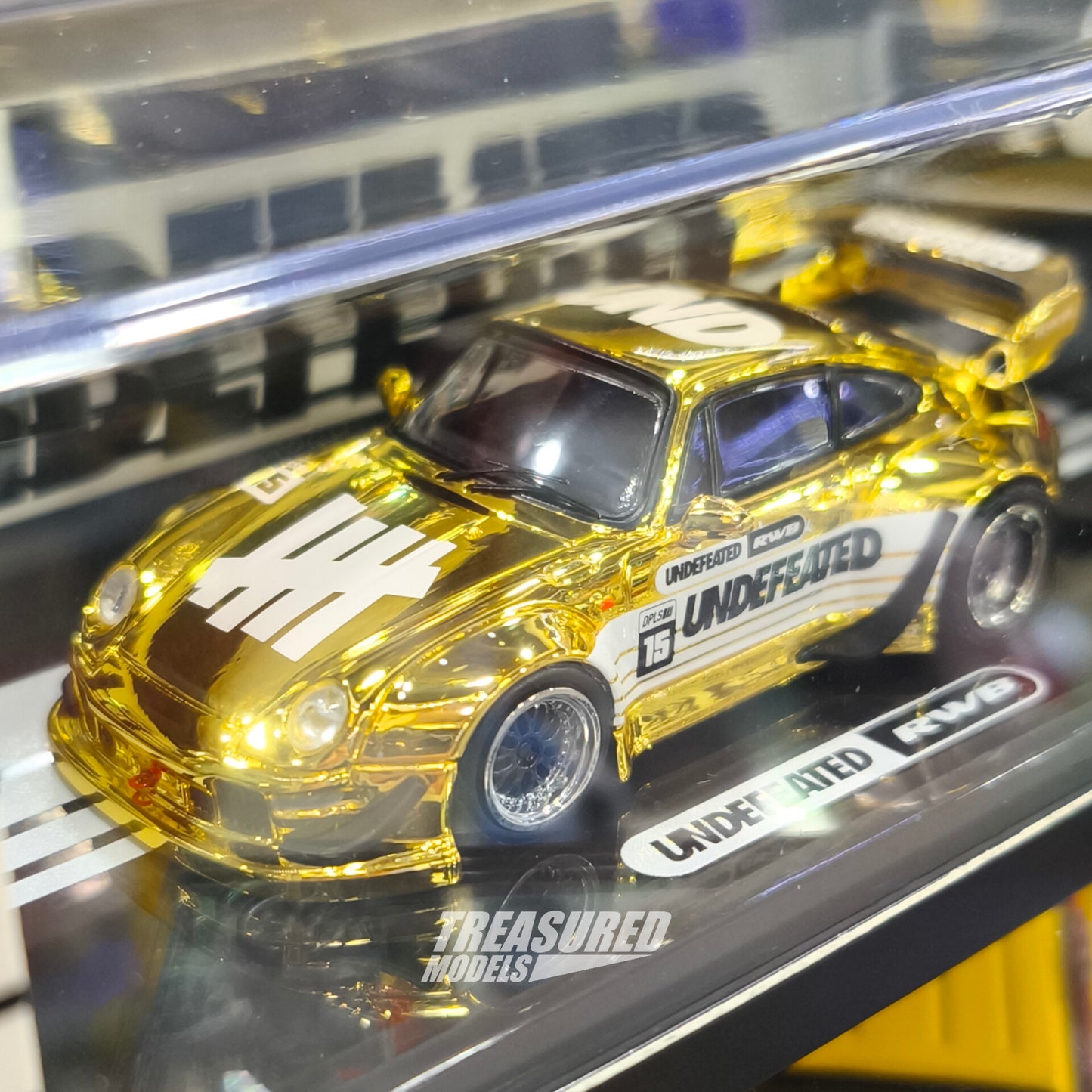 Inno64 Porsche RWB 993 Gold Chrome Chase TASKL 2025 1/64 Die Cast