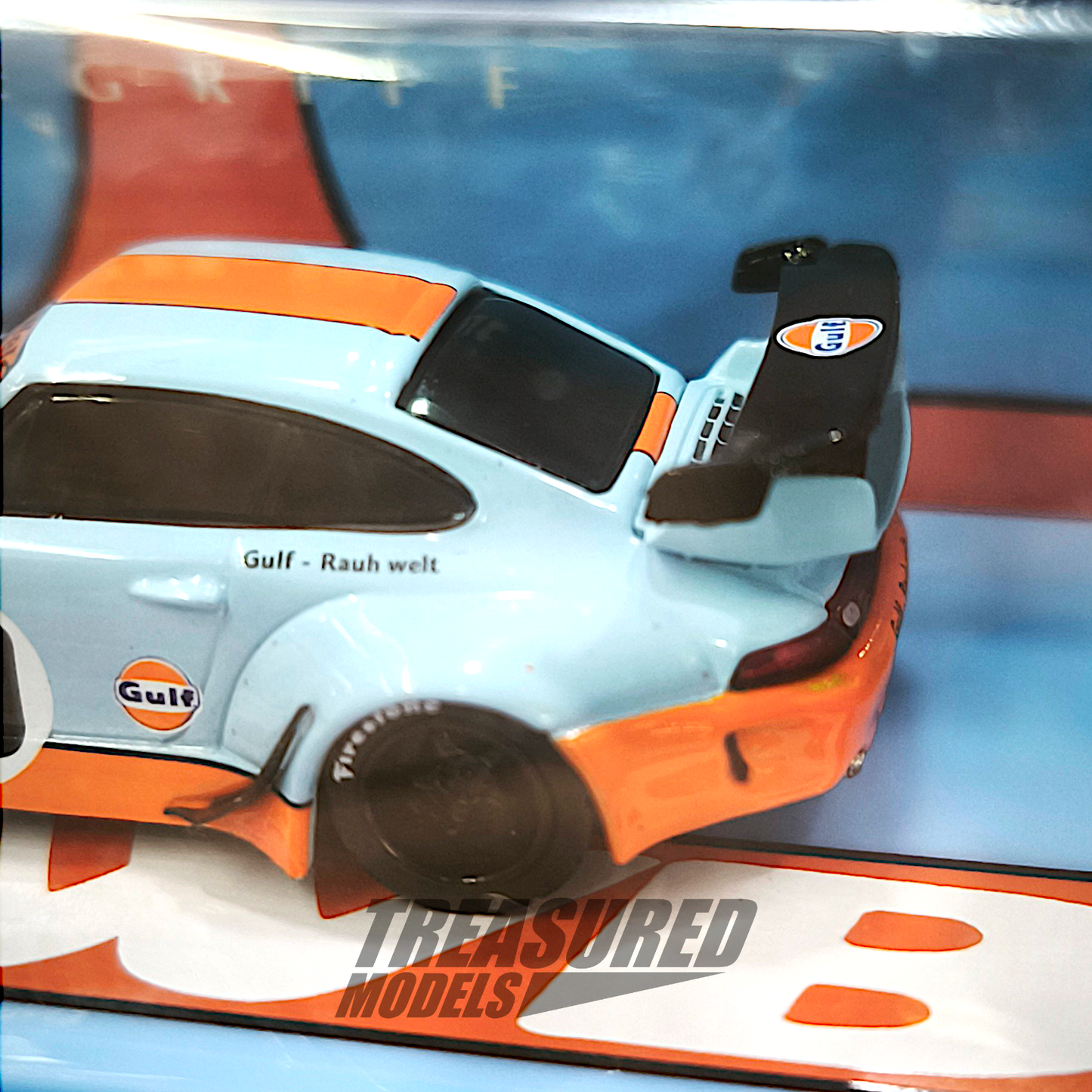 Tarmac Works Porsche RWB 993 Gulf Special Edition 1/64 Diecast