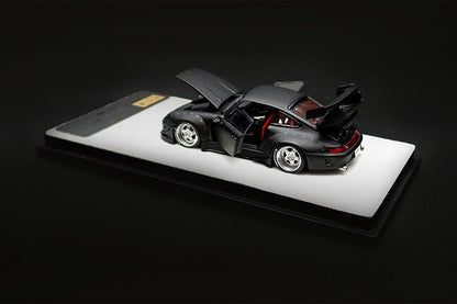 PGM Porsche RWB 993 Matte Black PGM-640312 1/64 Diecast