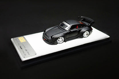 PGM Porsche RWB 993 Matte Black PGM-640312 1/64 Diecast