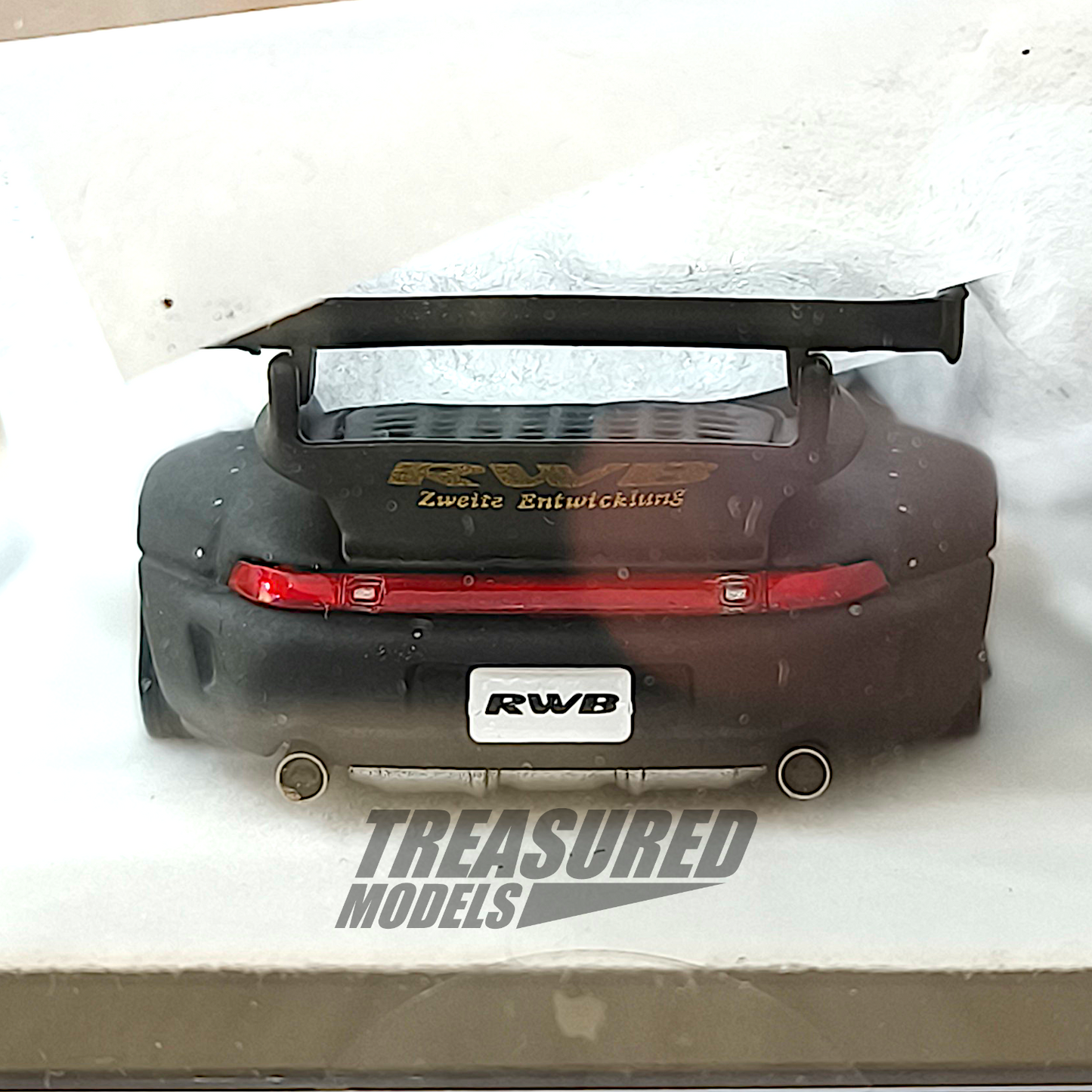 PGM Porsche RWB 993 Matte Black PGM-640312 1/64 Diecast