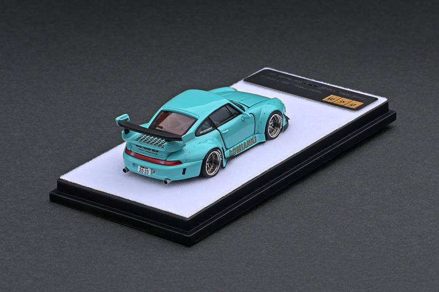 PGM Porsche RWB 993 Tiffany Blue PGM-640301 1/64 Diecast