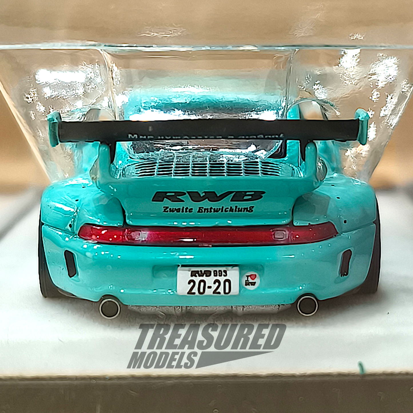 PGM Porsche RWB 993 Tiffany Blue PGM-640301 1/64 Diecast